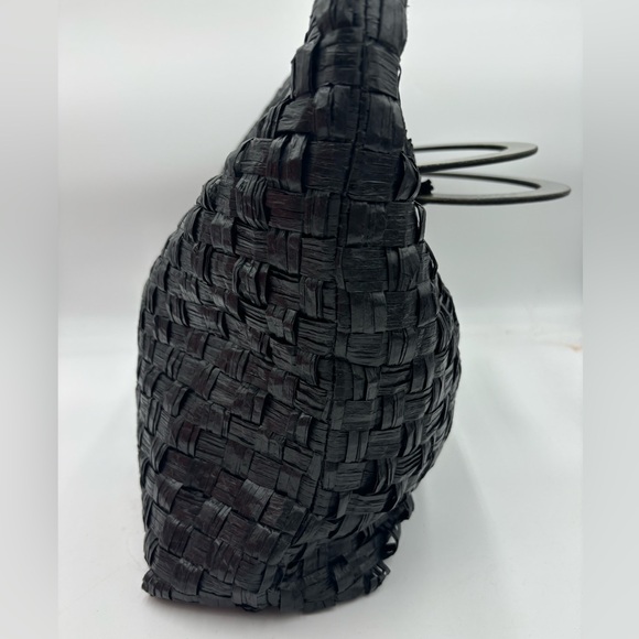 100% Vintage Paper Straw Handbag, Tote Bag - Picture 5 of 9